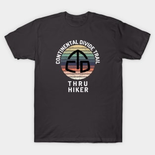 Continental Divide Trail Thru Hiker Sunset T-Shirt